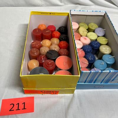 2 boxes of votive candles
