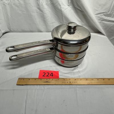 Stainless double boiler