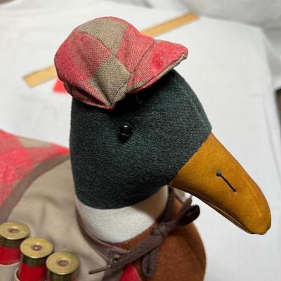 Plush duck decoy