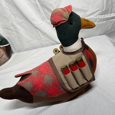 Plush duck decoy