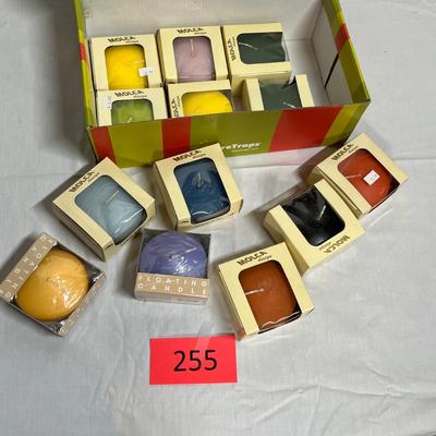 Lot of boxed candles