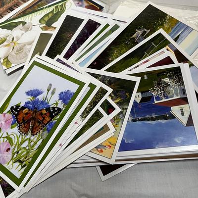 Tub of greeting cards