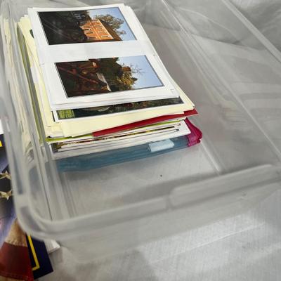 Tub of greeting cards