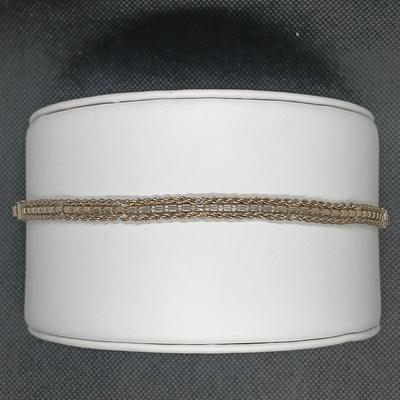 LOT 6: Vintage 70s Yechang Designer Tennis Bracelet with Enamel Cufflinks, Rhinestone Bracelet & Brooch