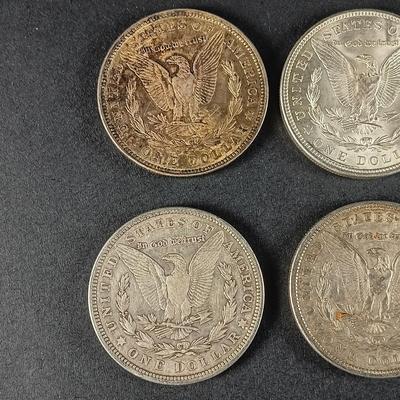 LOT 13: Set of (4) 1921 Morgan Silver Dollar Coins
