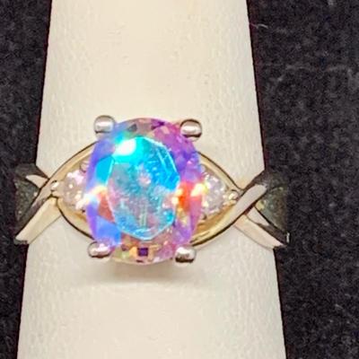 LOT:40: Sterling Silver Ring Size 7