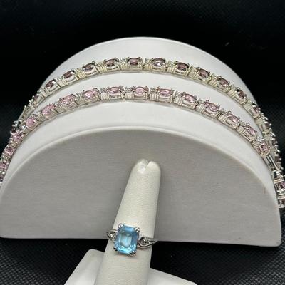 LOT 95: Avon Bracelets & Ring Size 7