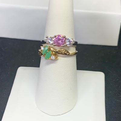 LOT 128: Collection of Avon Fashon Jewelry Rings