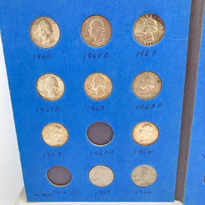 LOT 190: Collection of Washington Quarters - 1960 to 1964 Silver and More