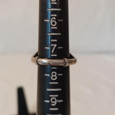 Sterling Silver Rings w/ Onyx Like Stones (P-BBL)