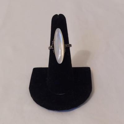 Sterling Silver Rings w Large Stones (P-BBL)