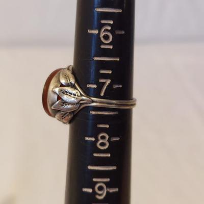 Sterling Silver Rings w Large Stones (P-BBL)