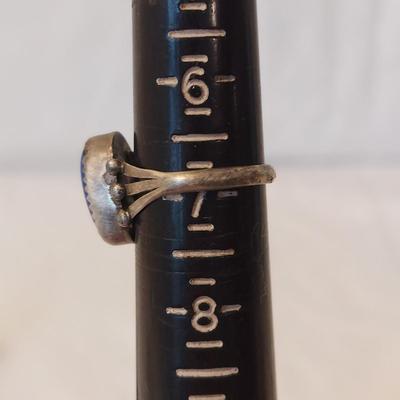 Sterling Silver Rings w Large Stones (P-BBL)