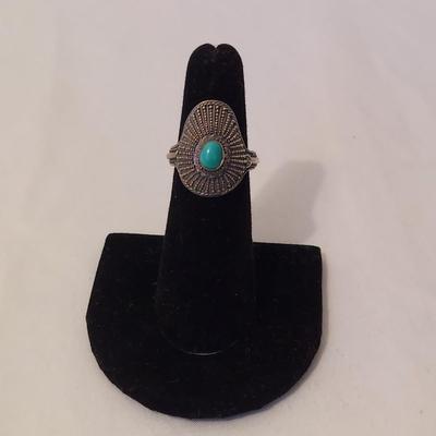 Sterling Silver Rings w Large Stones (P-BBL)