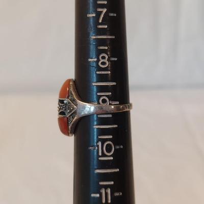 Sterling Silver Rings w Large Stones (P-BBL)
