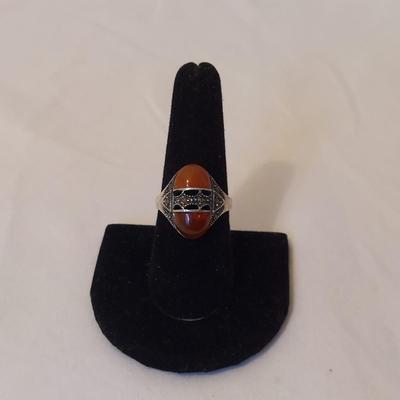 Sterling Silver Rings w Large Stones (P-BBL)