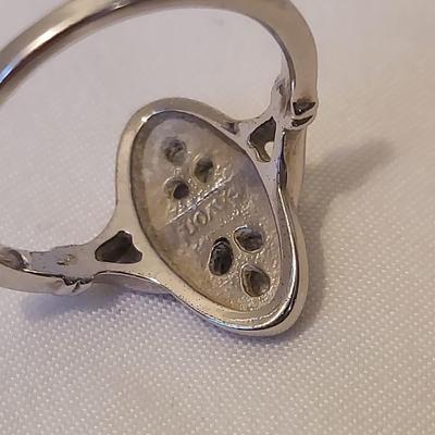 Sterling Silver Rings w Large Stones (P-BBL)