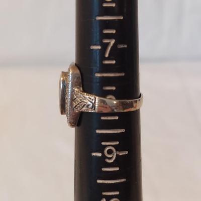 Sterling Silver Rings w Large Stones (P-BBL)