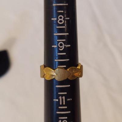 Five 14K/18K Gold Plated Rings (P-BBL)