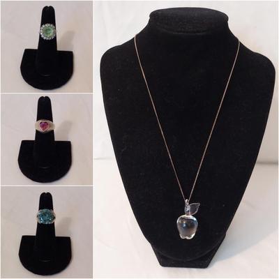 Sterling Silver Necklaces and Rings (P-BBL)