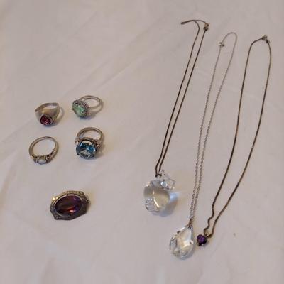 Sterling Silver Necklaces and Rings (P-BBL)