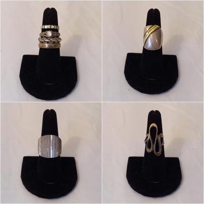 Sterling Silver Rings (P-BBL)