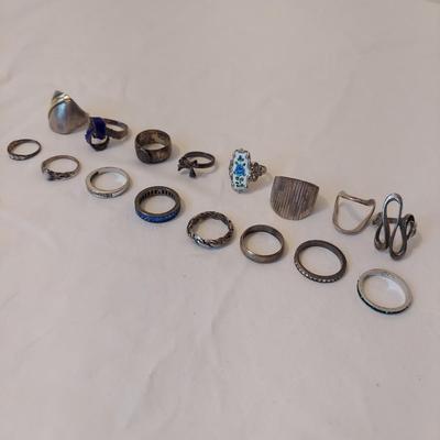 Sterling Silver Rings (P-BBL)