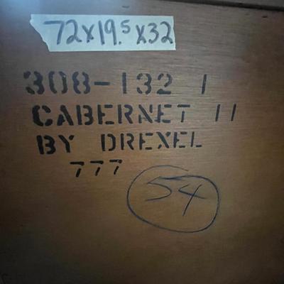 9 Drawer Cabernet Dresser By Drexel