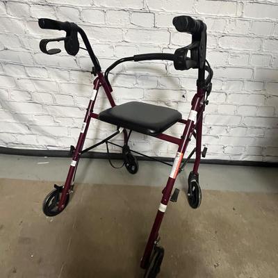 Guardian 4 Wheel Walker w/ Seat & Brakes