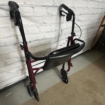 Guardian 4 Wheel Walker w/ Seat & Brakes