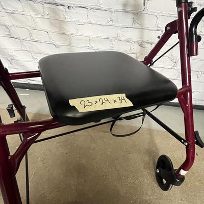 Guardian 4 Wheel Walker w/ Seat & Brakes