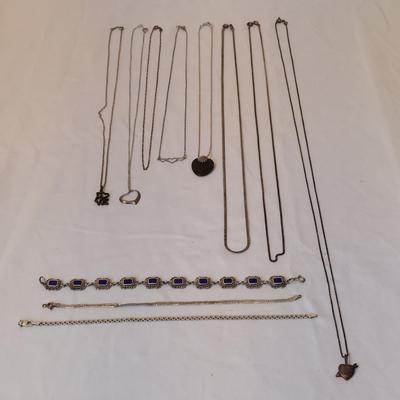Sterling Silver Necklaces and Bracelets (P-BBL)