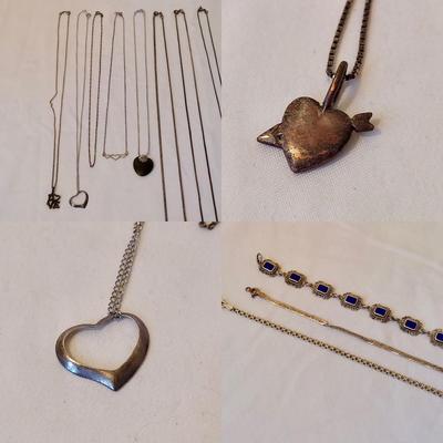 Sterling Silver Necklaces and Bracelets (P-BBL)