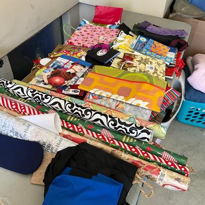 G280 Large lot of Christmas Paper and Gift Bags