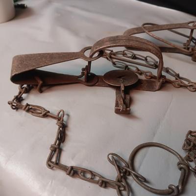 3 SMALLER VINTAGE ANIMAL TRAPS