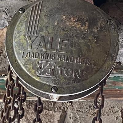Vintage Yale 1/2Ton Hand Hoist