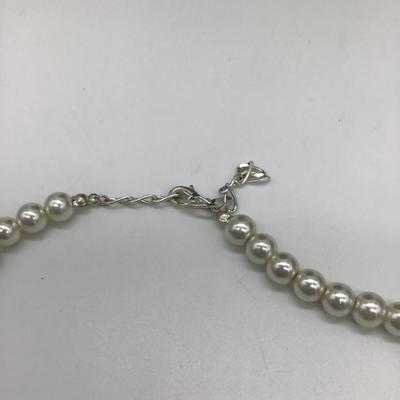 Ice pearls vintage necklace