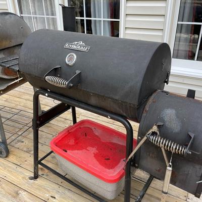 Set of Charcoal Grill and Smokers
