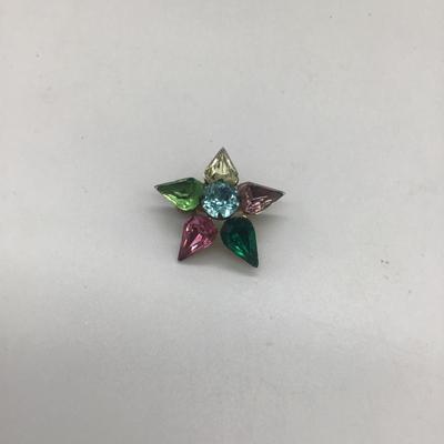 Pinwheel design colorful pin