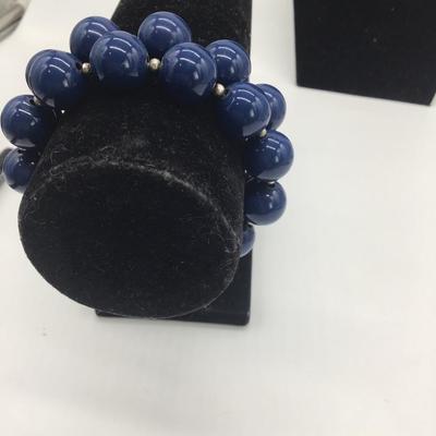 Monet navy blue bracelet