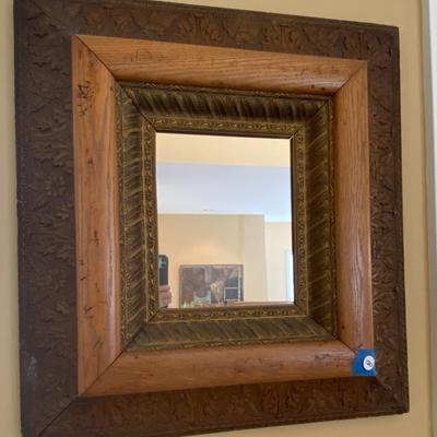 Ornate Wood Framed Mirror