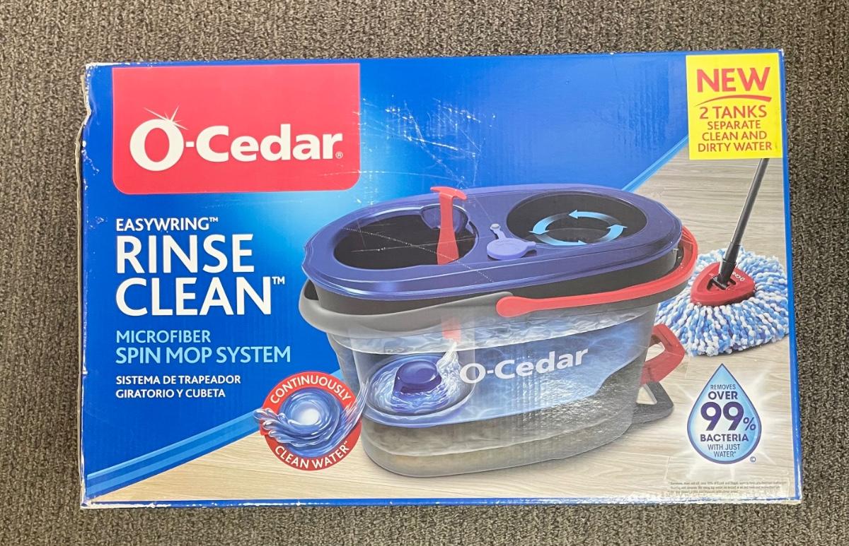 O Cedar Rinse and Clean Bucket and Mop NIB