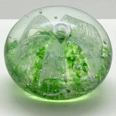 LOT 31K: Handblown Glass Paperweights - Bohemia Crystal & More