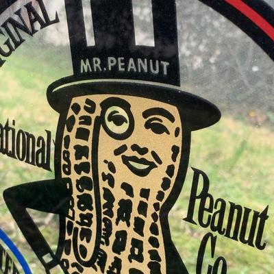 LOT 51 K: Planters Peanut Mirrored Sign
