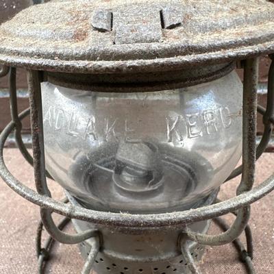 LOT 72P: 4 Vintage Clear Glass Lanterns - Dietz & More
