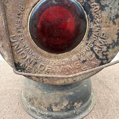 LOT 230P: Antique Dietz Union Kerosene Driving Lantern