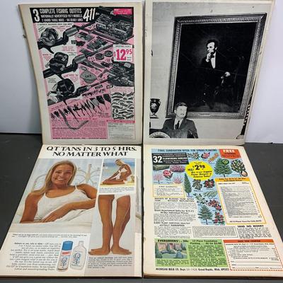 LOT 285 B: Vintage JFK Collection: Paper Weights, Magazines, Books, & More