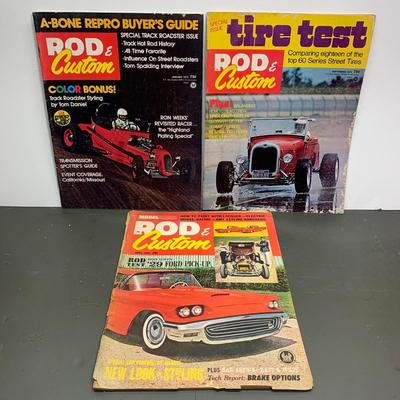 LOT 286 B: Vintage Hot Rod Magazines 1970's & September 1972 Playboy