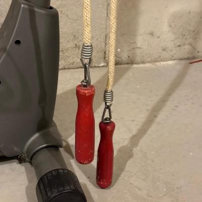 WESLO PURSUIT 350 EXERCISE BIKE AND JUMP ROPE