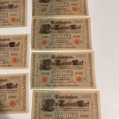 Reich Bank Notes 1910